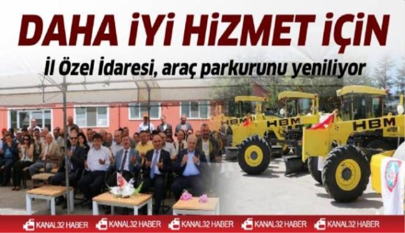 İl Özel İdaresi, araç parkurunu yeniliyor