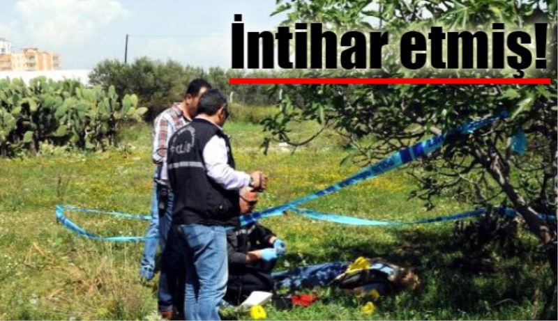 İntihar etmiş!