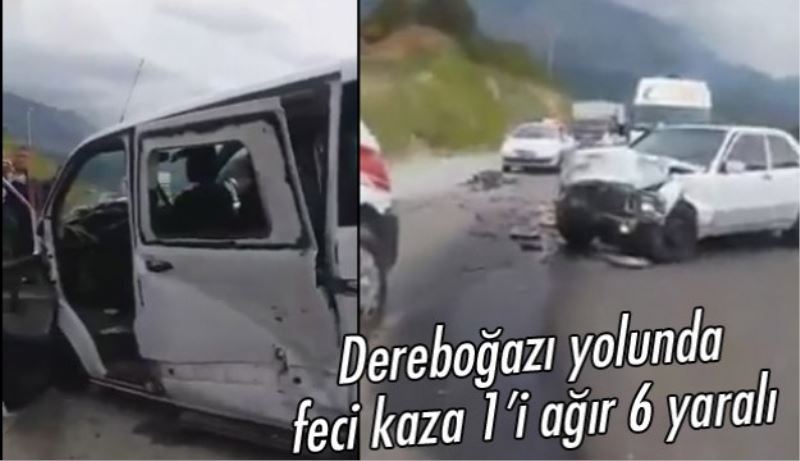 Isparta-Antalya yolunda feci kaza: 1