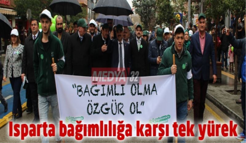 Isparta bağımlılığa karşı tek yürek 