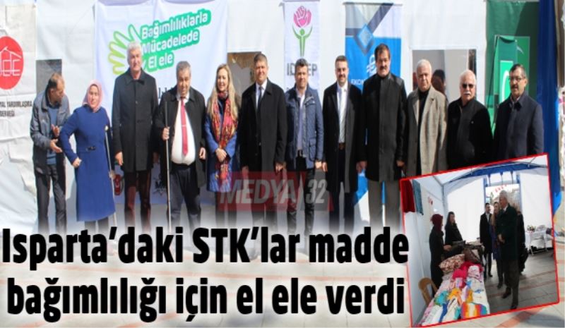 Isparta’daki STK’lar madde bağımlılığı için el ele verdi 
