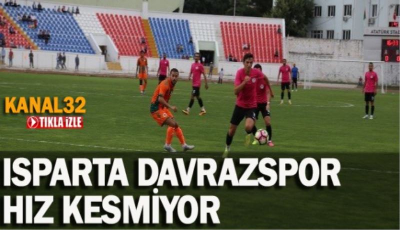 Isparta Davrazspor hız kesmiyor