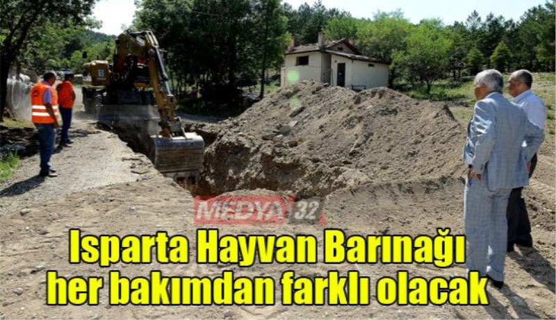 Isparta Hayvan Barınağı her bakımdan farklı olacak 