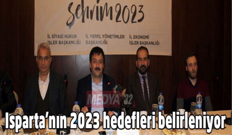 Isparta’nın 2023 hedefleri belirleniyor