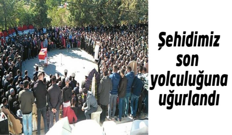 Isparta şehidini gözyaşlarıyla uğurladı