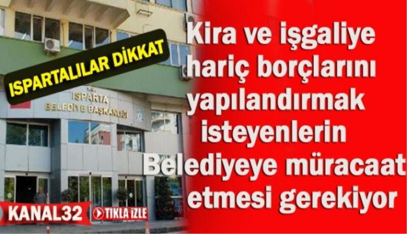 Ispartalılar dikkat!