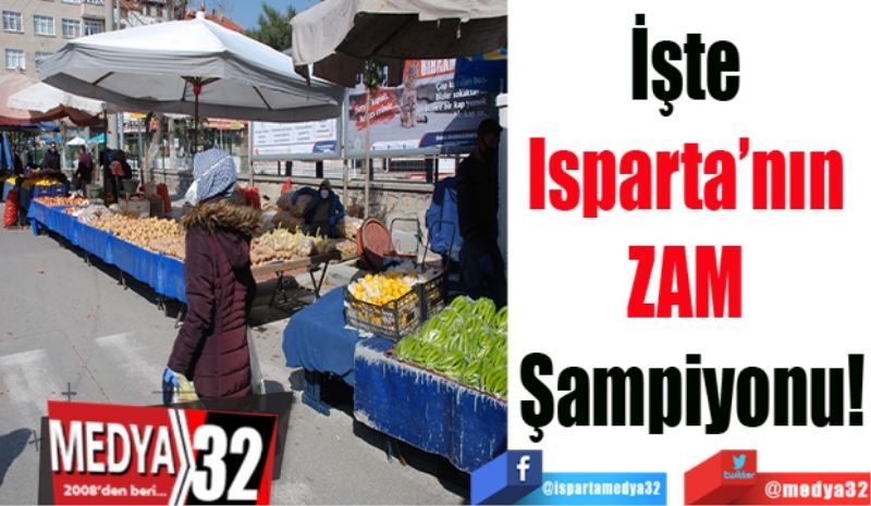 İşte 
Isparta’nın 
ZAM 
Şampiyonu!
