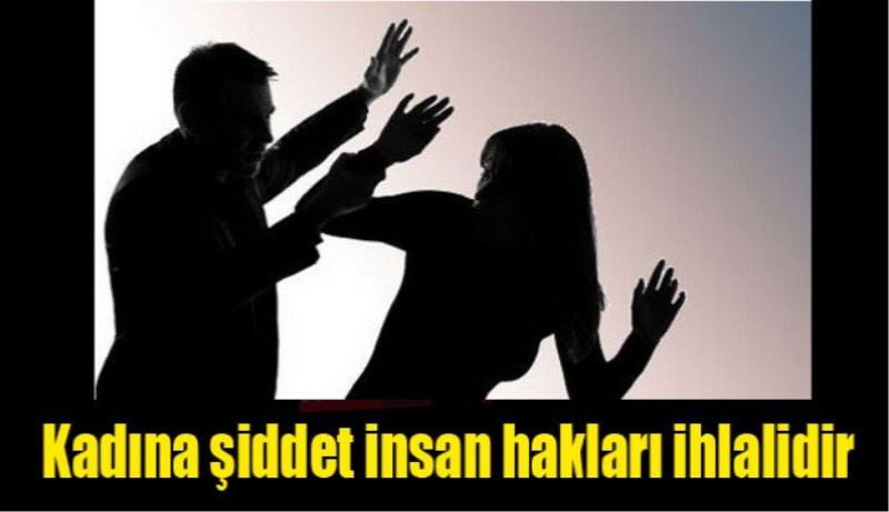 Kadına şiddet insan hakları ihlalidir 