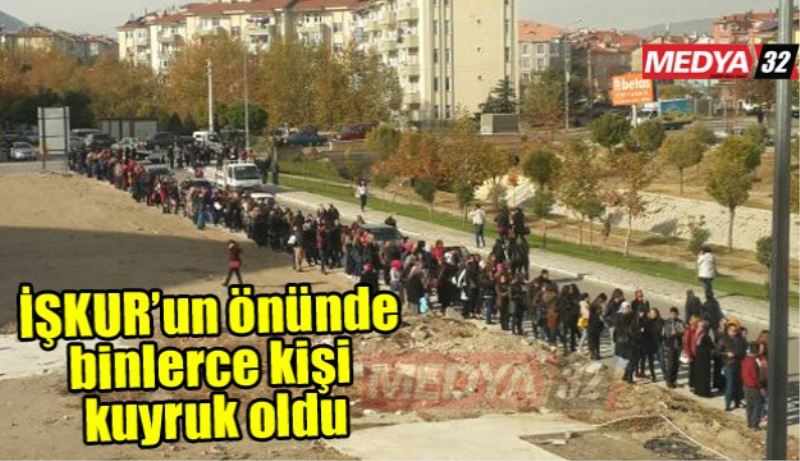 Kamuda çalışmak için binlerce kişi İŞKUR