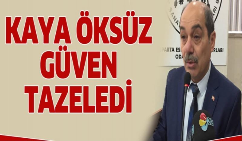 Kaya öksüz güven tazeledi