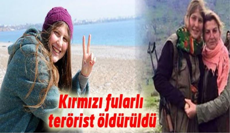 Kırmızı fularlı terörist öldürüldü