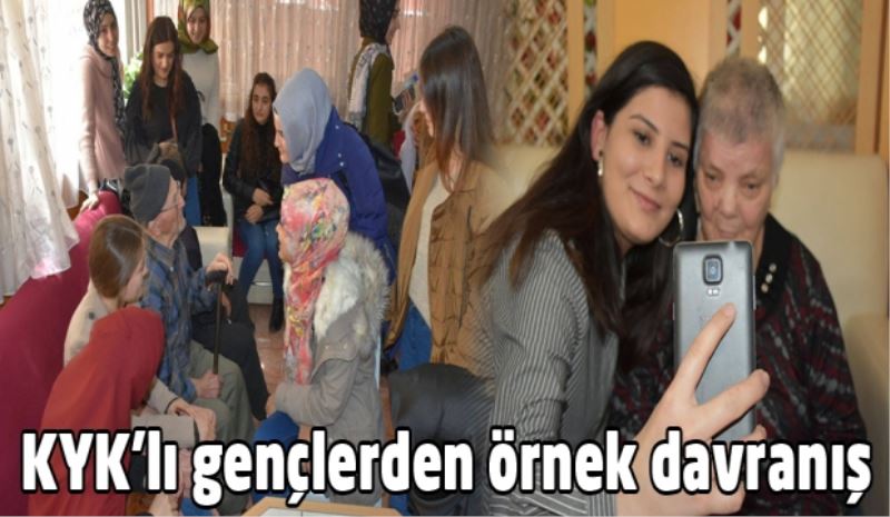 KYK’lı gençlerden örnek davranış