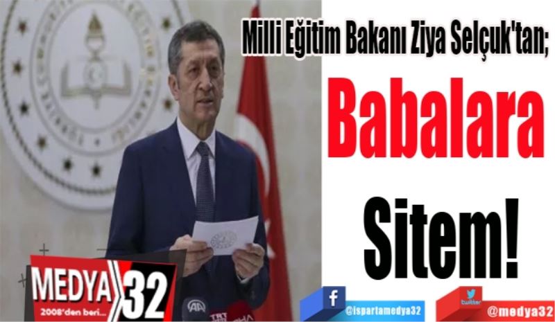 Milli Eğitim Bakanı Ziya Selçuk