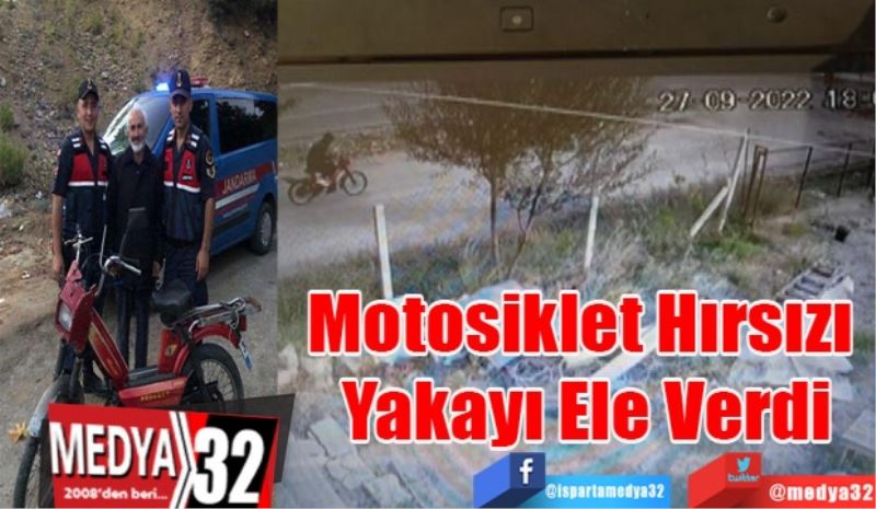 Motosiklet 
Hırsızı 
Yakayı Ele 
Verdi 
