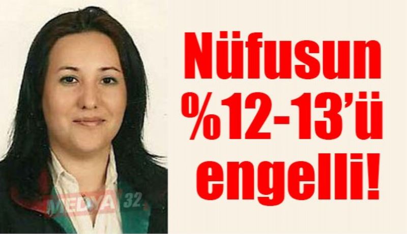 Nüfusun %12-13’ü engelli!