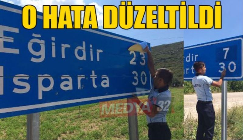 O hata düzeltildi