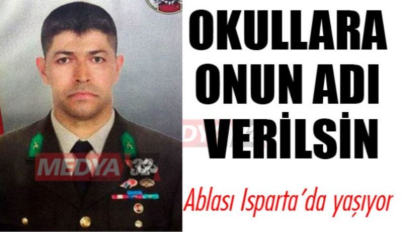 Okullara Onun Adı Verilsin