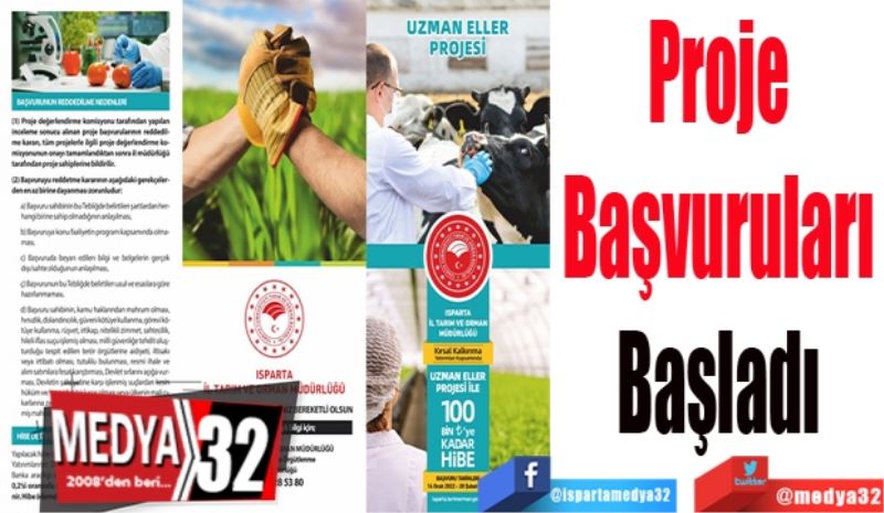 Proje
Başvuruları
Başladı 
