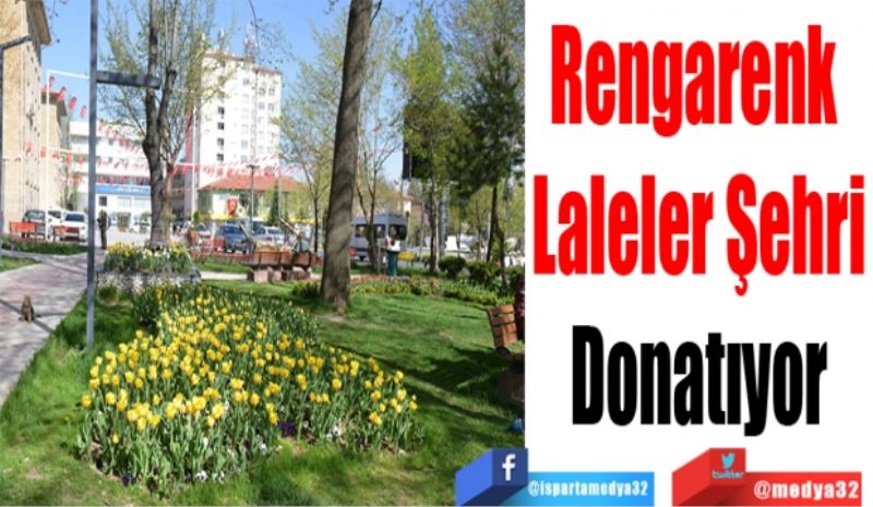 Rengarenk 
Laleler Şehri
Donatıyor
