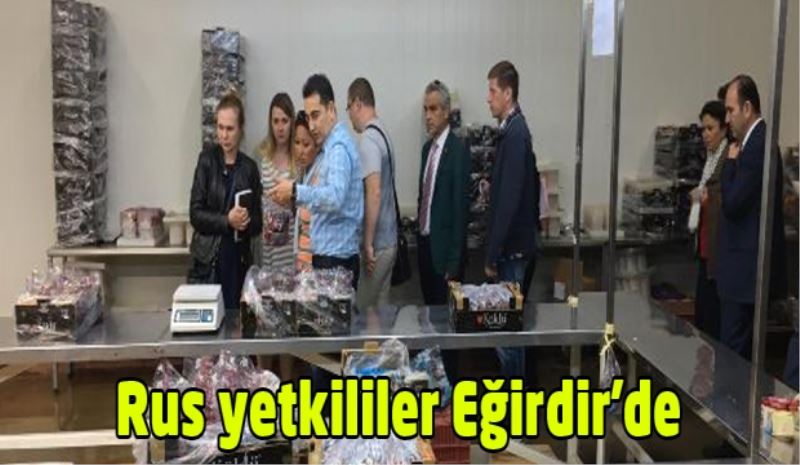 Rus yetkililer Eğirdir