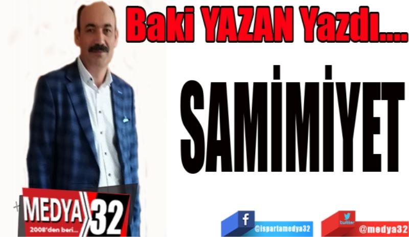 SAMİMİYET