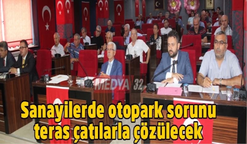 Sanayilerde otopark sorunu teras çatılarla çözülecek 