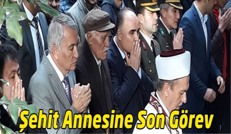 Şehit Annesine Son Görev