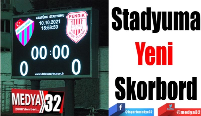 Stadyuma
Yeni 
Skorbord
