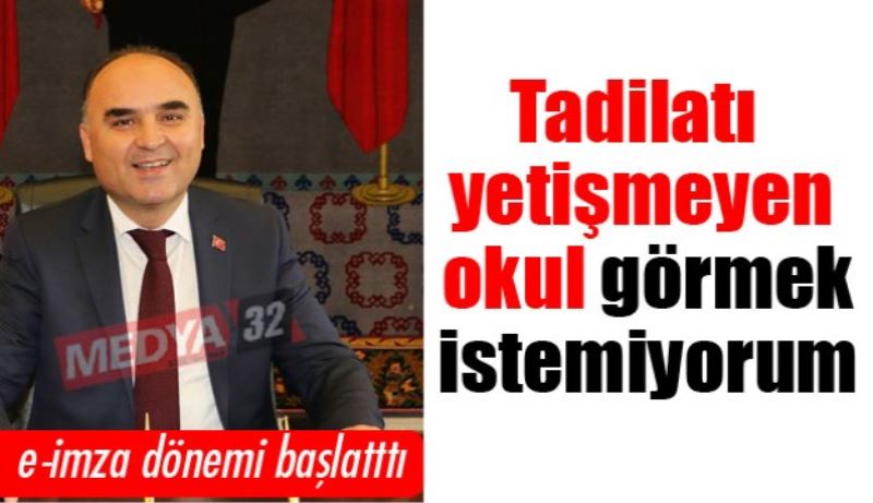 Tadilatı yetişmeyen okul görmek istemiyorum