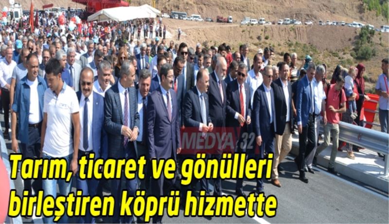 Tarım, ticaret ve gönülleri birleştiren köprü hizmette