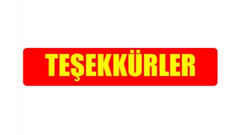 Teşekkürler