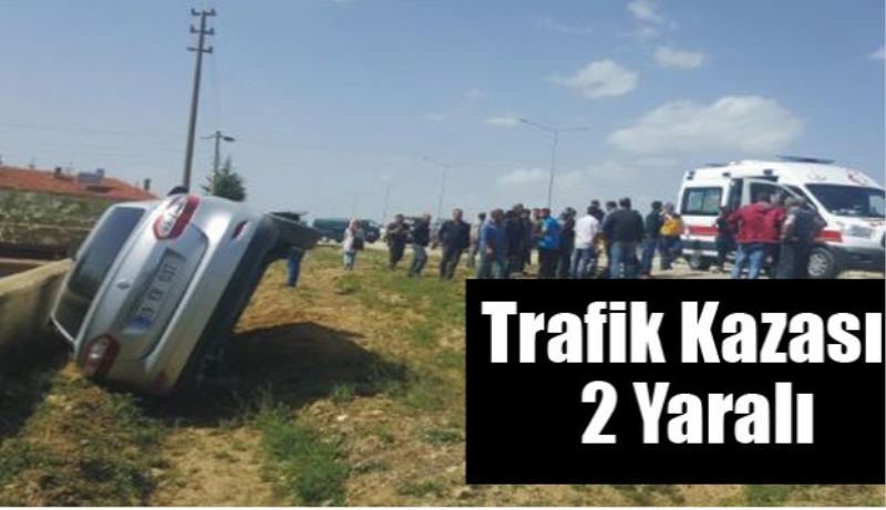 Trafik Kazası: 2 Yaralı