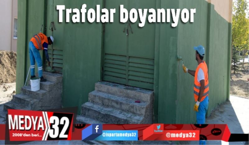 Trafolar boyanıyor