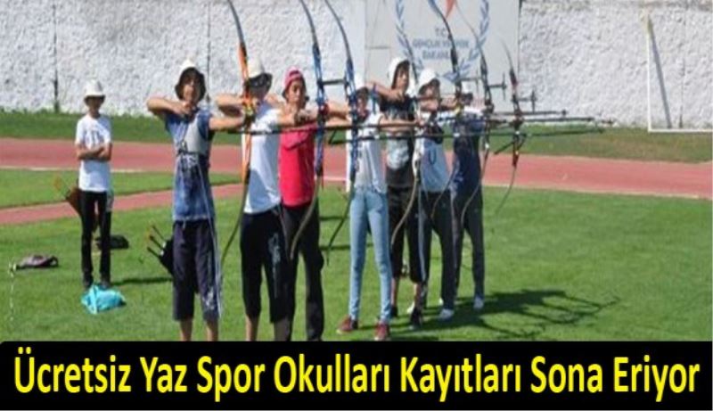 Ücretsiz Yaz Spor Okulları Kayıtları Sona Eriyor