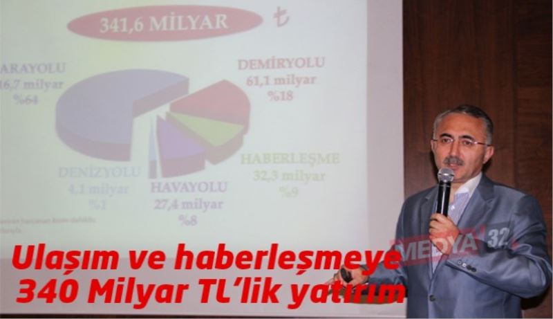 Ulaşım ve haberleşmeye 340 Milyar TL’lik yatırım