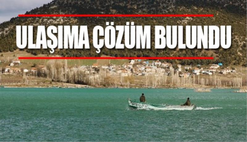 Ulaşıma iskeleli çözüm