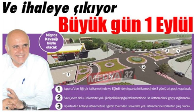 Ve ihaleye çıkıyor/Büyük gün 1 Eylül