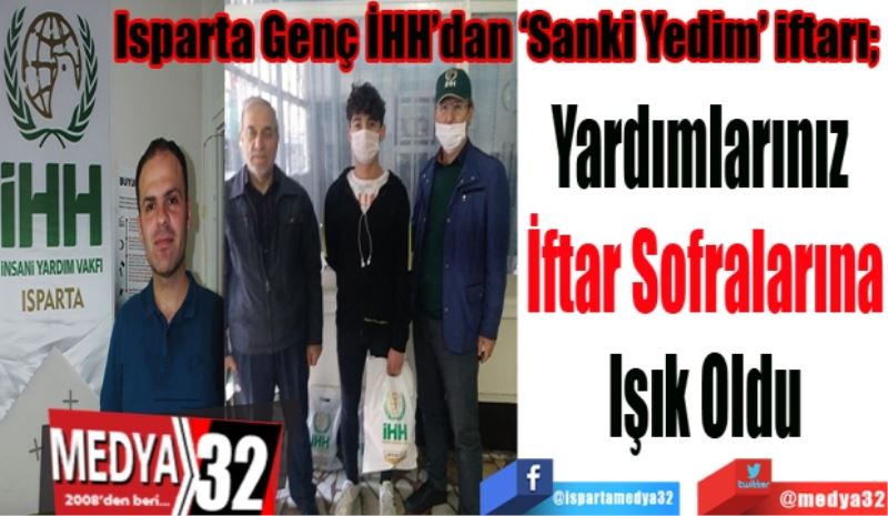 Yardımlarınız 
İftar Sofralarına
Işık Oldu
